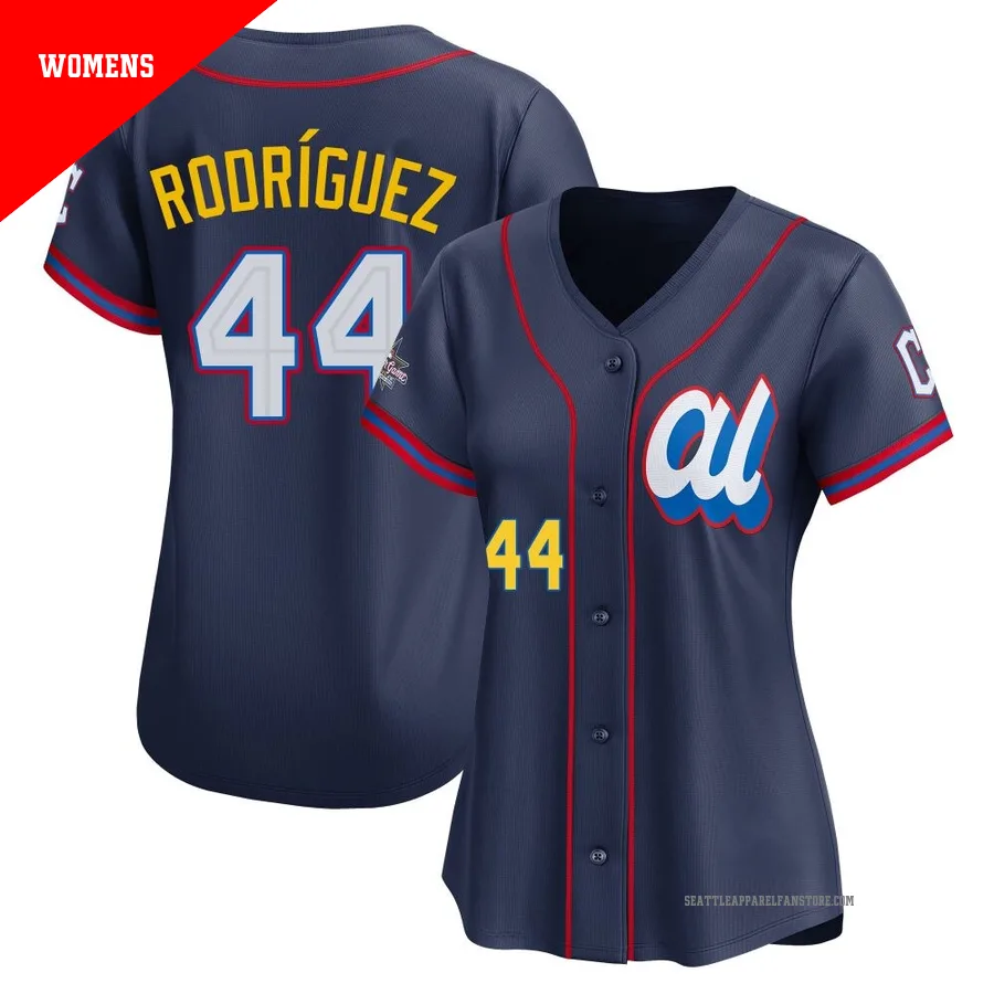 Women's Seattle Mariners ＃44 Julio Rodriguez Navy Limited American League 2025 All-Star Edition Jersey